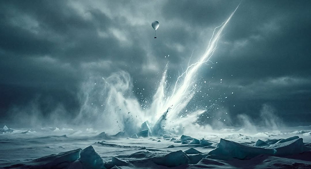 🧊🛰️ Ein NASA-Experiment, das 40 Kilometer über der Antarktis flog, empfing Radiosignale, die dort eigentlich nicht existieren dürften