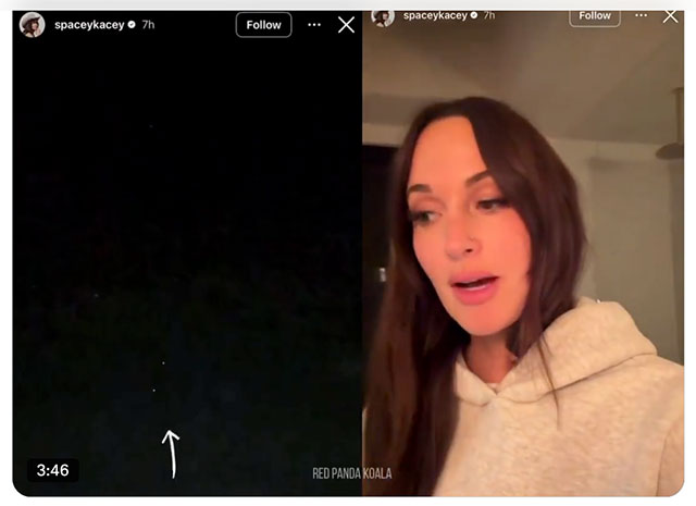 Country-Künstlerin filmt drei leuchtende, kugelförmige UFOs, die ihr Flugzeug über Hunderte von Kilometern verfolgen (Video)