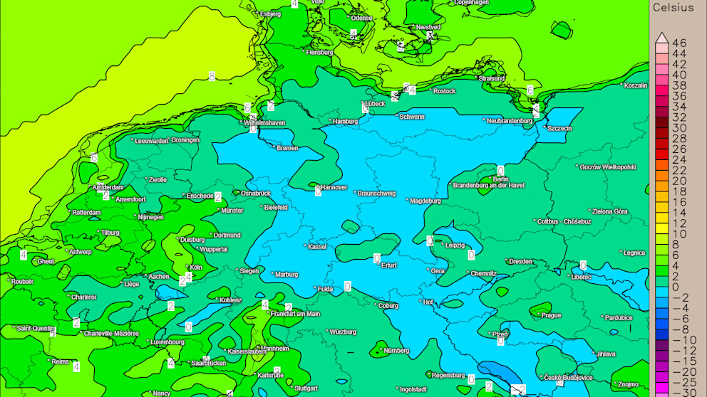 Kältewelle diesmal schon vor den Eisheiligen