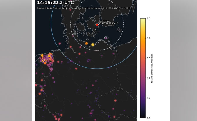 🌍 So rollte das Dänemark-Erdbeben durch Deutschland