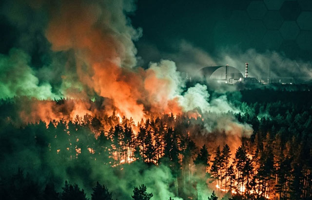 ☢️🔥 Drohne löst Waldbrand in Tschernobyl aus – 1.100 Hektar brennen (Video)