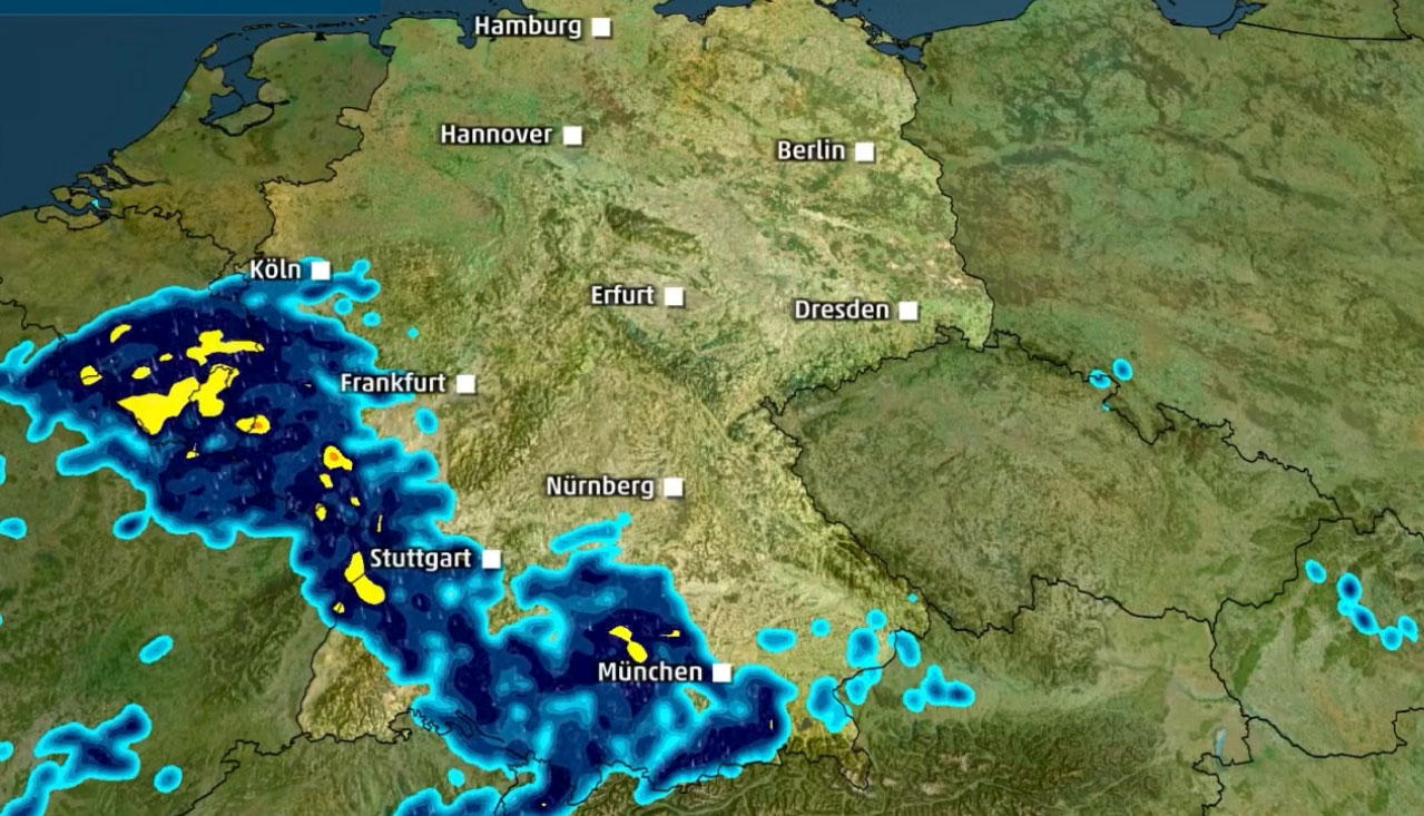Wetterchaos am Muttertag (Video)