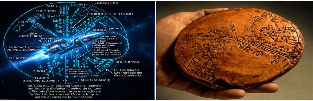 Verbotene Archäologie: 🛸 Astronomie … oder Fluganweisungen auf der sumerischen Karte?