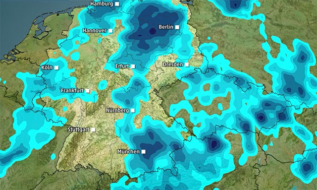 Unwetterlage startet jetzt (Video)