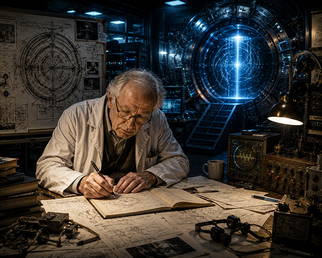 🚨  Vermisster Wissenschaftler, der vor seinem Verschwinden an einem geheimen Teleportationsprojekt arbeitete