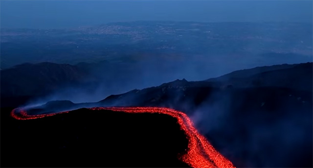 Ätna ausgebrochen: Video zeigt fantastische Bilder vom Vulkan