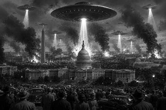 🛸 Das UFO-Video „Invasion von Washington“ von 1952 könnte auftauchen, während Abgeordnete auf Veröffentlichung drängen