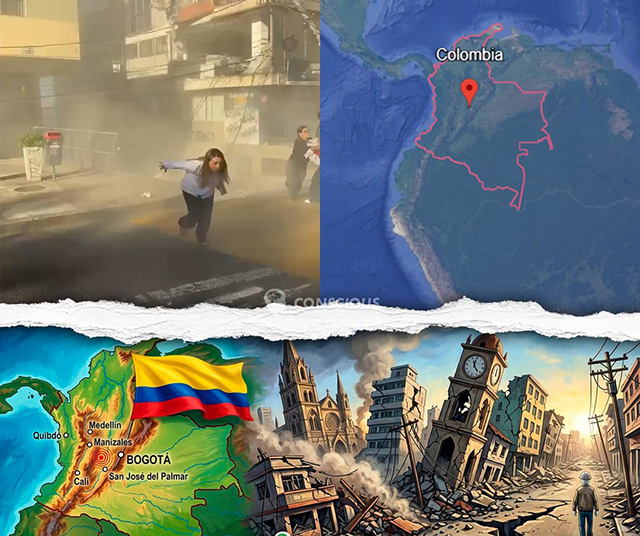 🇨🇴🏢 Etwas stimmt nicht: Schweres 7,4 Erdbeben in Kolumbien hinterlässt Schäden und Verletzte (Video)