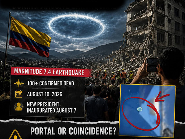 🚨 Ist während des Erdbebens in Kolumbien ein „PORTAL“ aufgetaucht?! 👀🌎