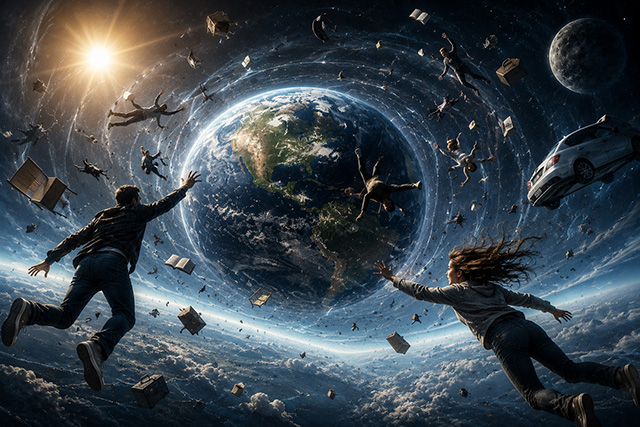 ☀️🌑  Die Erde verliert die Gravitation am 12. August?