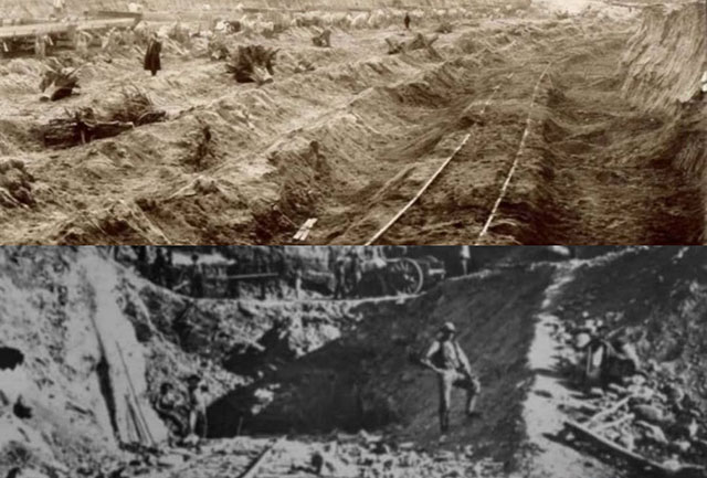 🌍 Gefälschte Geschichte: Die vergrabene Welt – Schienen unter Schlamm
