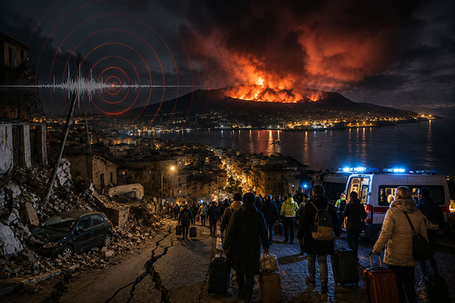 🌋 Italiens Supervulkan bebt wieder: Erdbeben weckt Anwohner mitten in der Nacht, 2172 Menschen evakuiert