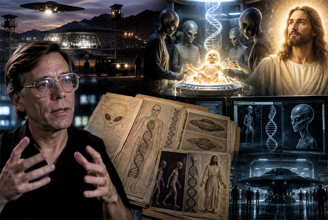 🧬 🧔🏻♀️ Ein Whistleblower behauptet, geheime Dokumente aus Area 51 besagten, Jesus sei von hochentwickelten Wesen gentechnisch erschaffen worden