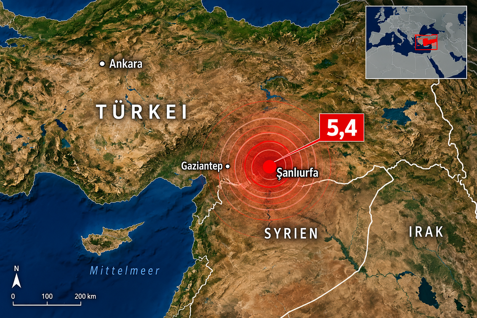 🌋 ⚠️ Experte warnt vor Mega-Erdbeben in Istanbul – Erdbeben der Stärke 5,4 erschüttert Südosttürkei