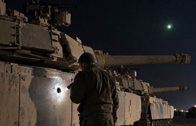 🟢🛡️  Ein Loch durch zwei US-Panzer
