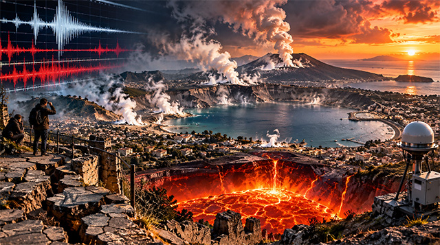 🌋 ⚠️ Campi Flegrei: Fünf Erdbeben in einer Woche