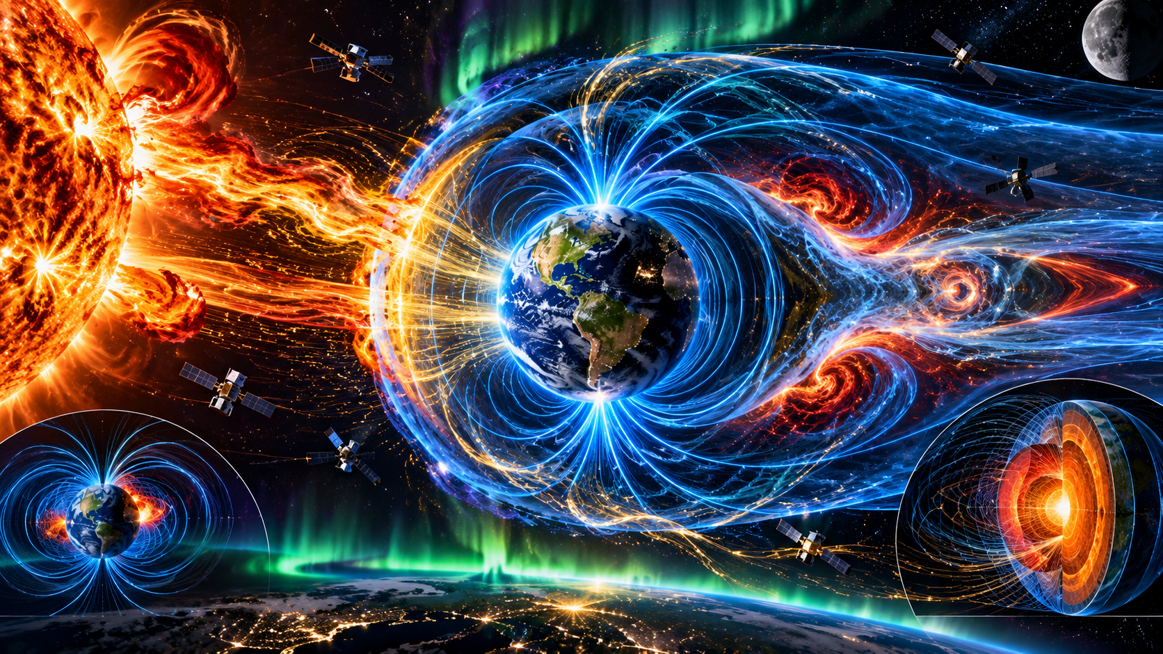 🧲 🚨 Das Magnetfeld der Erde ist hochgradig dynamisch