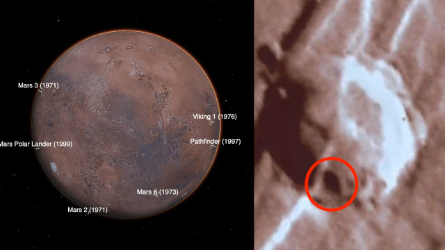 👽 🛸 Drei Meilen langer Zugang zu einer unterirdischen Stadt auf dem Mars entdeckt! Stadt der alten Außerirdischen? (Video)