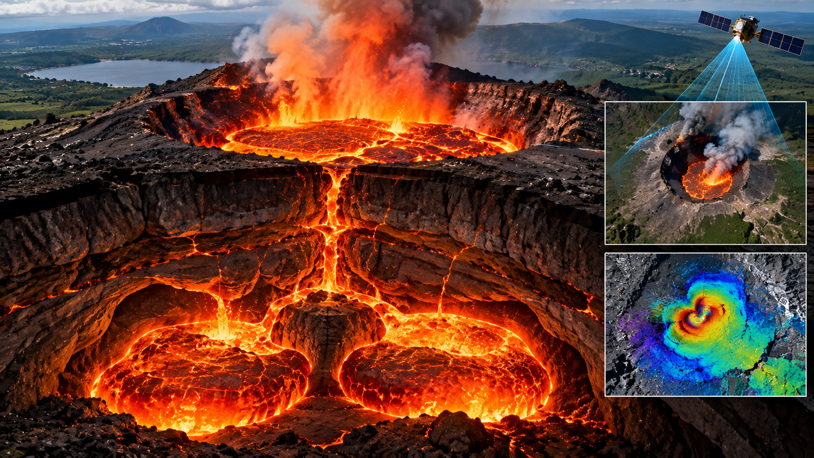 🌋 Doppelte Gefahr braut sich unter dem Vulkan „Mund der Hölle“ zusammen, da sich die Magmakammern zu füllen beginnen