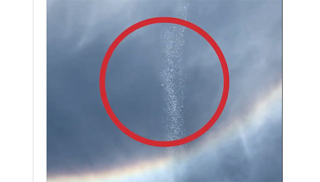🌊 Video zeigt einen Wasserfall der aus den Wolken fällt (Video)